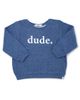 oh baby! oh baby! Brooklyn Boxy "dude." white - 1