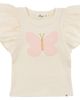 oh baby! oh baby! Butterfly Pink Terry with Gold Butterfly Tee - 1