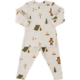 oh baby! oh baby! Camping Print Long Sleeve Two Piece Set
