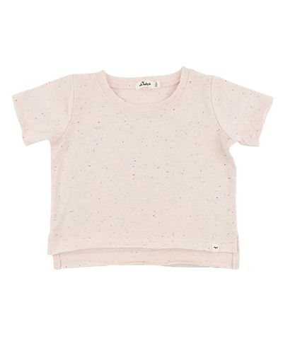 Oh Baby oh baby! Girls' Confetti Raw Edge Tee Sl