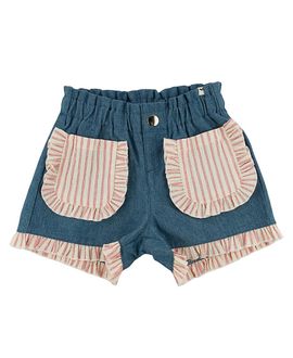 Oh Baby oh baby! Girls' Denim Libby Ruffle Short