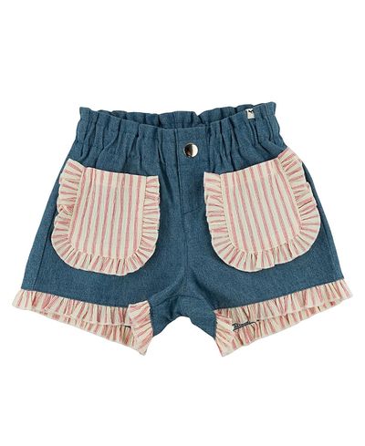 Oh Baby oh baby! Girls' Denim Libby Ruffle Short