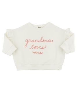 Oh Baby oh baby! Girls' Grandma Loves Me Millie Sweatshirt