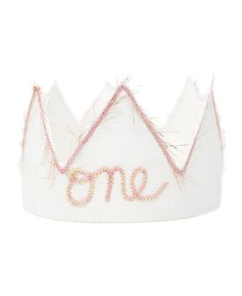 Oh Baby oh baby! Girls' Linen Crown