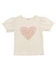 Oh Baby oh baby! Girls' Stripes Ruffle Heart Layla Tee - 1