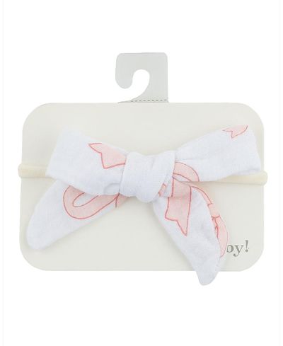 Oh Baby oh baby! Girls' Tie Bow Big Bows in Pink Tie Bow Headband