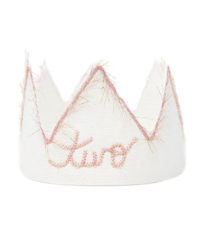 Oh Baby oh baby! Girls' two Linen Crown