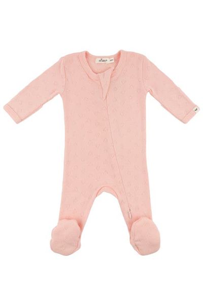 oh baby! oh baby! Hearts Pointelle Footie