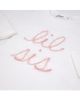 oh baby! oh baby! "lil sis" Pink Sparkle Embroidered Two Piece Set - 2