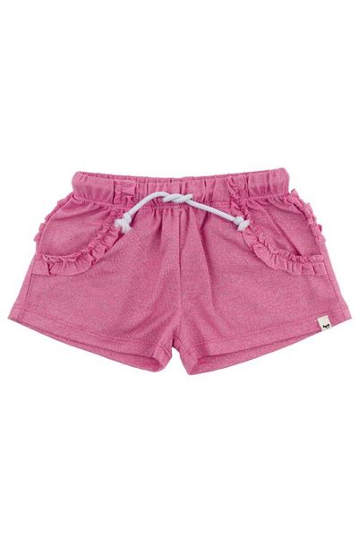 oh baby! oh baby! Lottie Sparkle Ruffle Pocket Ruffle-Back Shorts