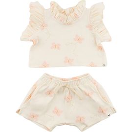 oh baby! oh baby! Mini Butterflies Pink Lola Top Jamie Short Set
