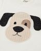 oh baby! oh baby! Puppy Face Applique Long Sleeve Two Piece Set - 2