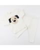 oh baby! oh baby! Puppy Face Applique Long Sleeve Two Piece Set - 3