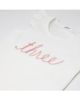 oh baby! oh baby! "three" Pink Embroidered Cotton Baby Rib Flutter Sleeve Tank - 2