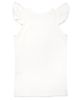oh baby! oh baby! "three" Pink Embroidered Cotton Baby Rib Flutter Sleeve Tank - 3