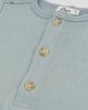 oh baby! oh baby! Twinkle Pointelle Raw Edge Short Button Romper - 3