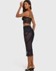 Oh Polly Oh Polly lace cami top set in black - 4