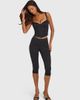 Oh Polly Oh Polly lace trim corset top set in black pinstripe - 4