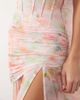 Oh Polly Oh Polly premium embellished scarf and corset detailing maxi dress in pink floral print - 4