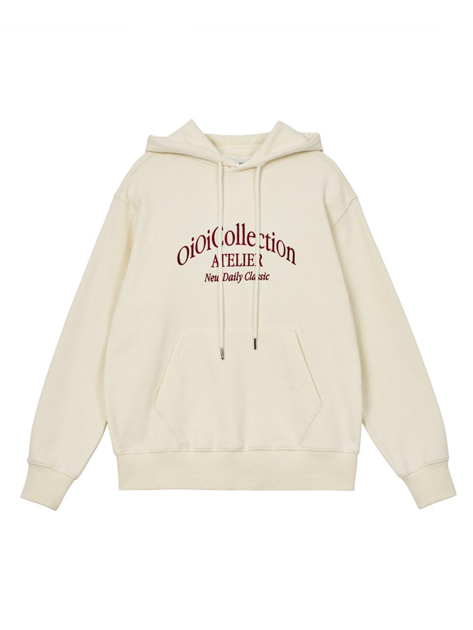 OIOI COLLECTION Atelier Hood Hoodies [IVORY]