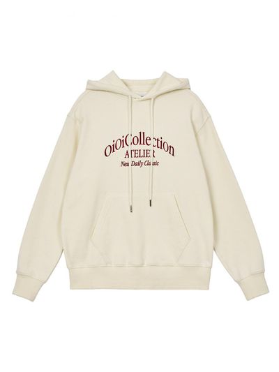 OIOI COLLECTION Atelier Hood Hoodies [IVORY]
