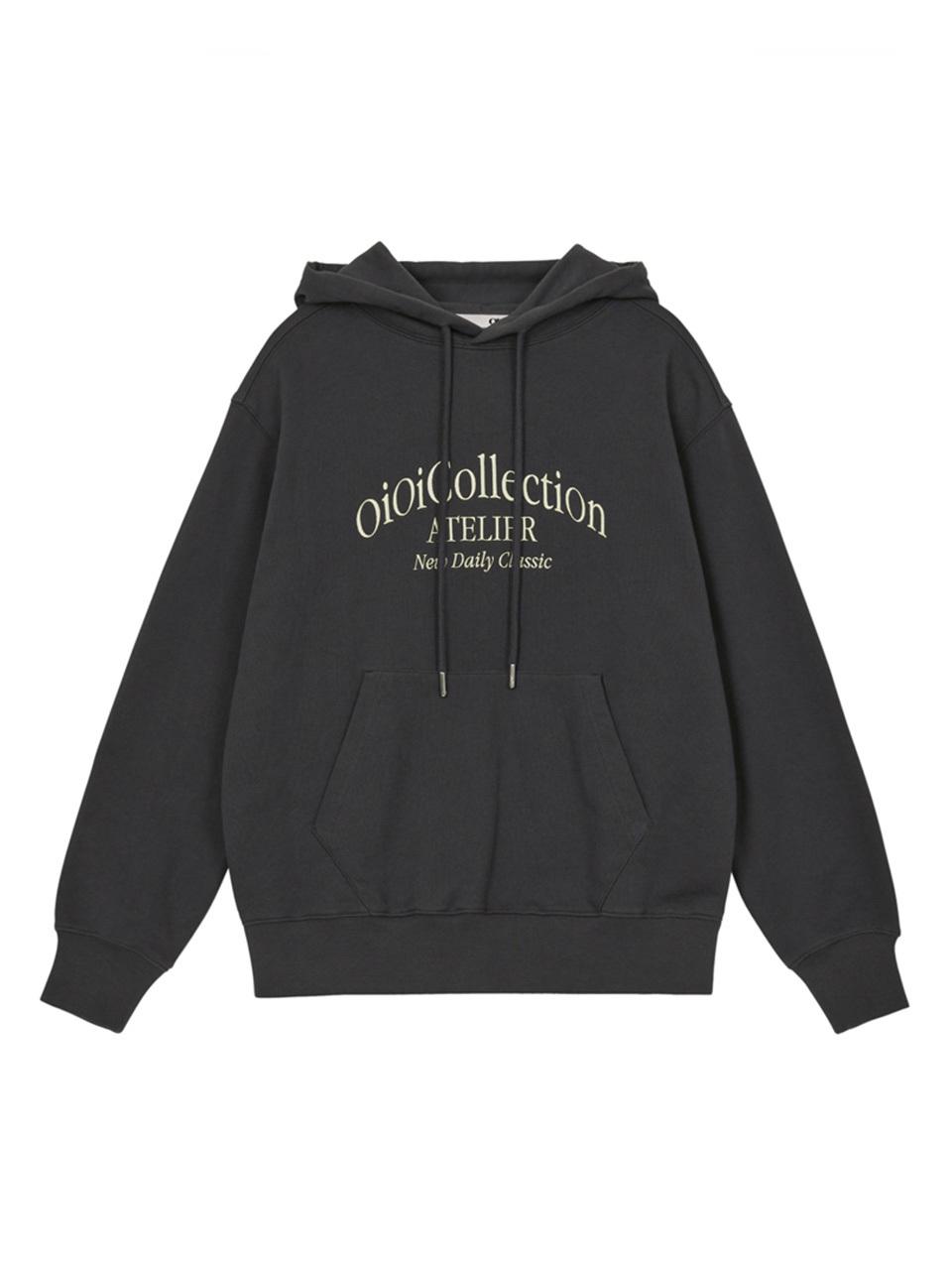OIOI COLLECTION Atelier Hoodie [DARK GREY]