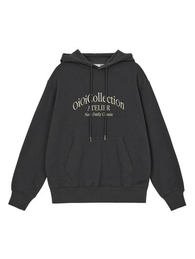 OIOI COLLECTION Atelier Hoodie [DARK GREY]
