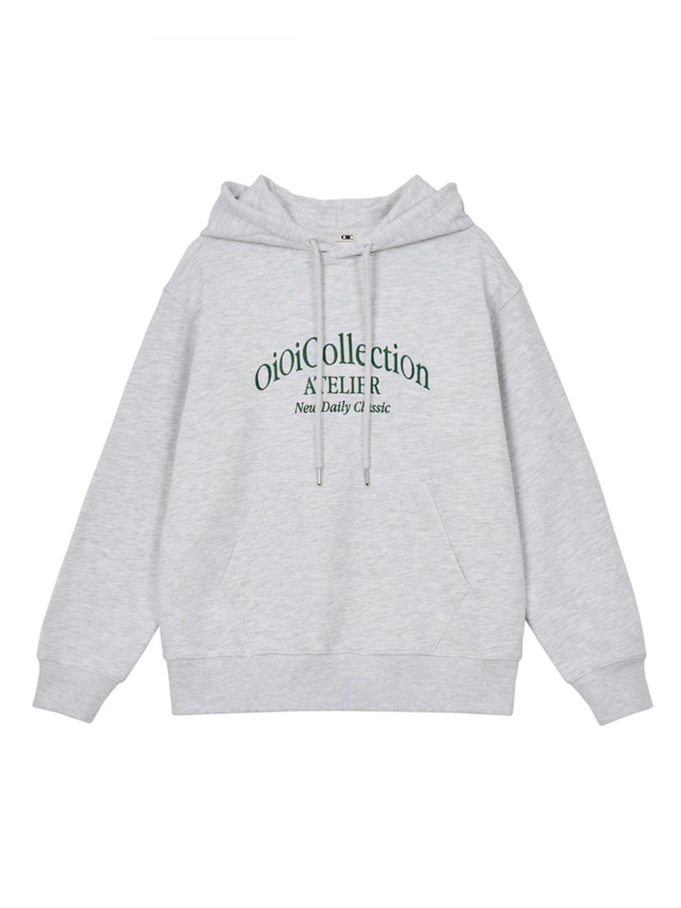 OIOI COLLECTION Atelier Hoodie [LIGHT GREY]