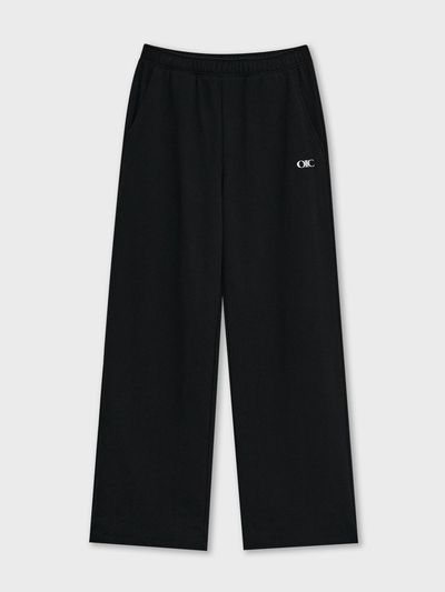 OIOI COLLECTION Basic Logo Sweatpants [BLACK]