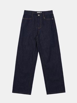 OIOI COLLECTION Classic Semi-Wide Denim Pants [Indigo]