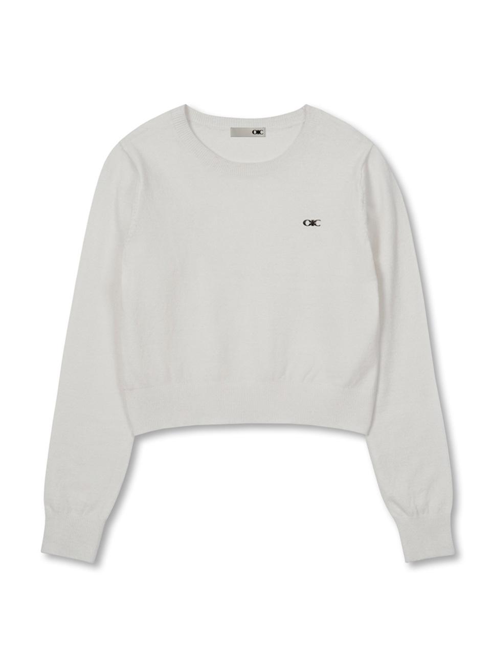 OIOI COLLECTION Classic Soft Knit Sweater [WHITE]