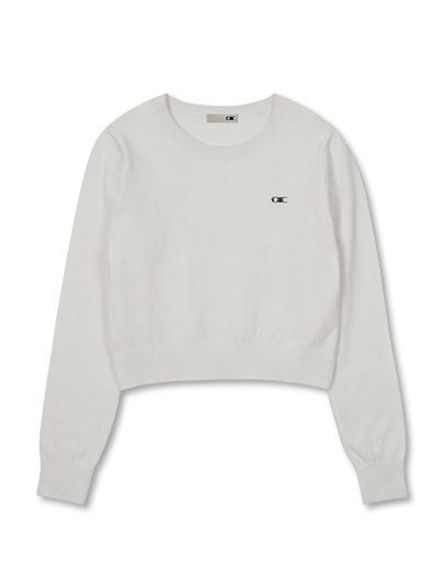 OIOI COLLECTION Classic Soft Knit Sweater [WHITE]