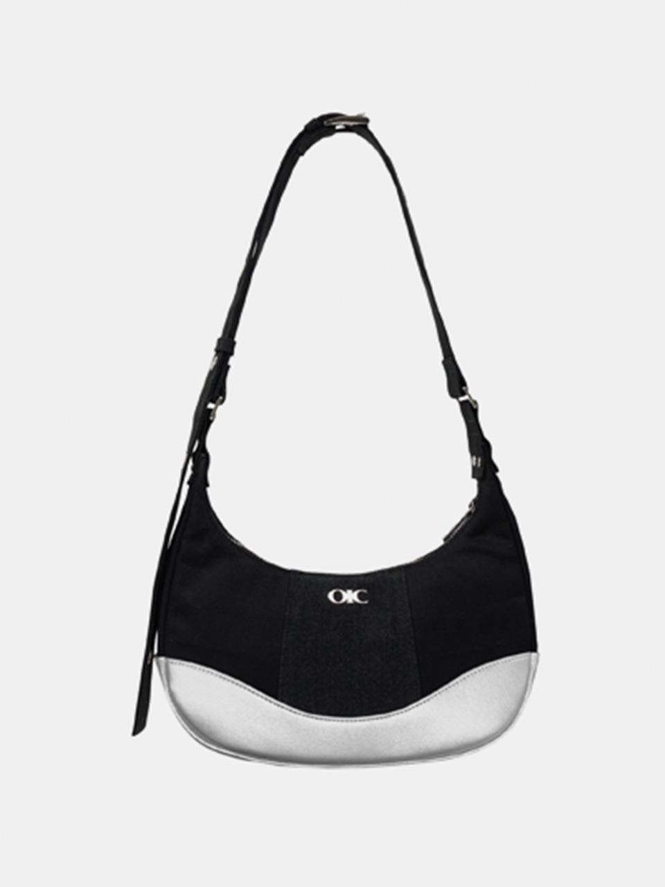 OIOI COLLECTION Daily Denim Shoulder Bag [BLACK]