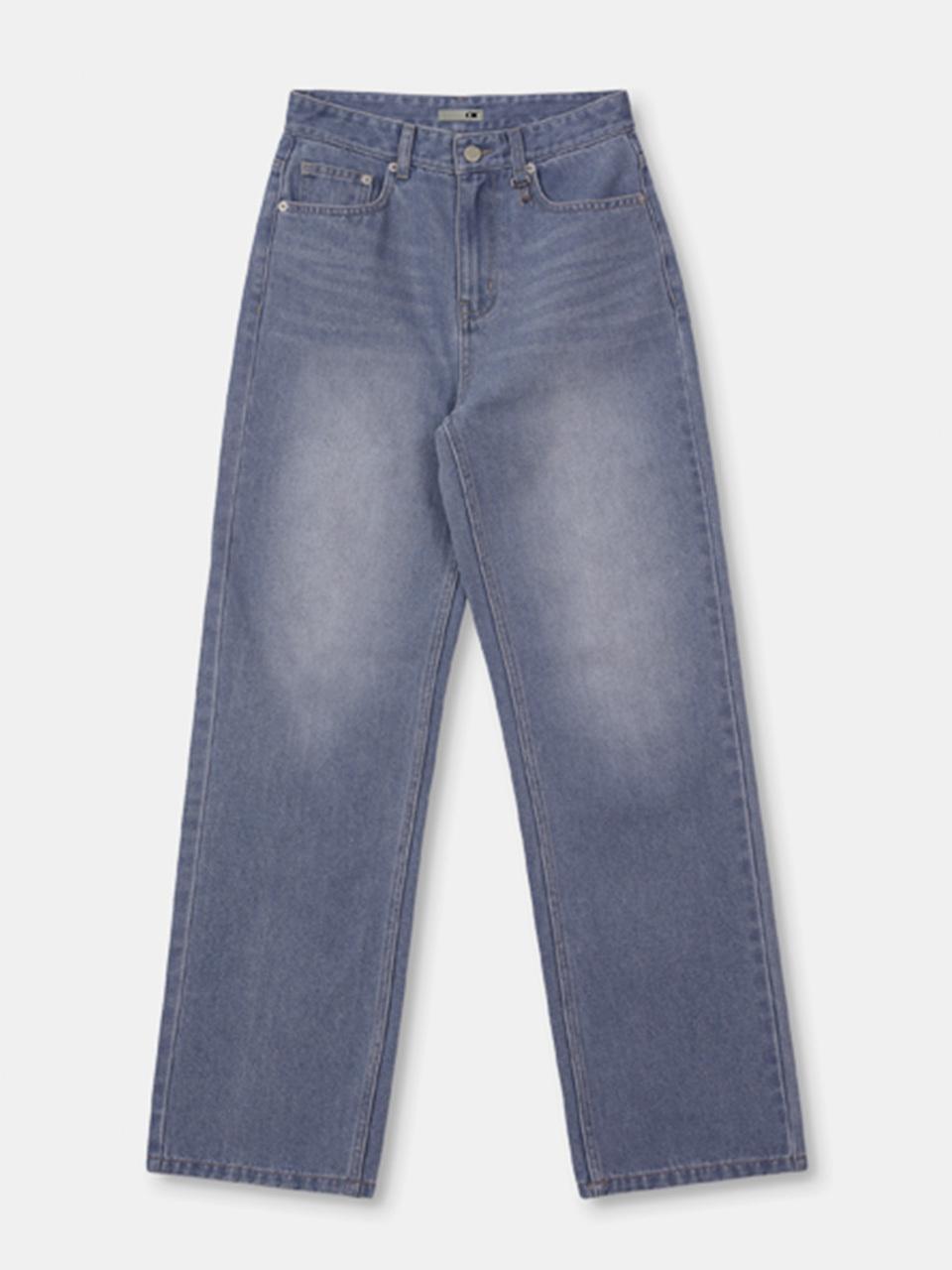 OIOI COLLECTION Daily Straight Denim Pants [LIGHT BLUE]