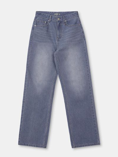 OIOI COLLECTION Daily Straight Denim Pants [LIGHT BLUE]