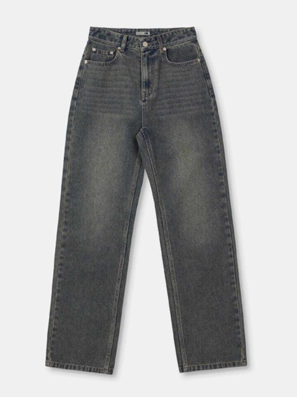 OIOI COLLECTION Daily Straight Denim Pants [SAND BLUE]