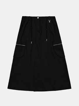 OIOI COLLECTION New Daily Cargo Skirt [BLACK]