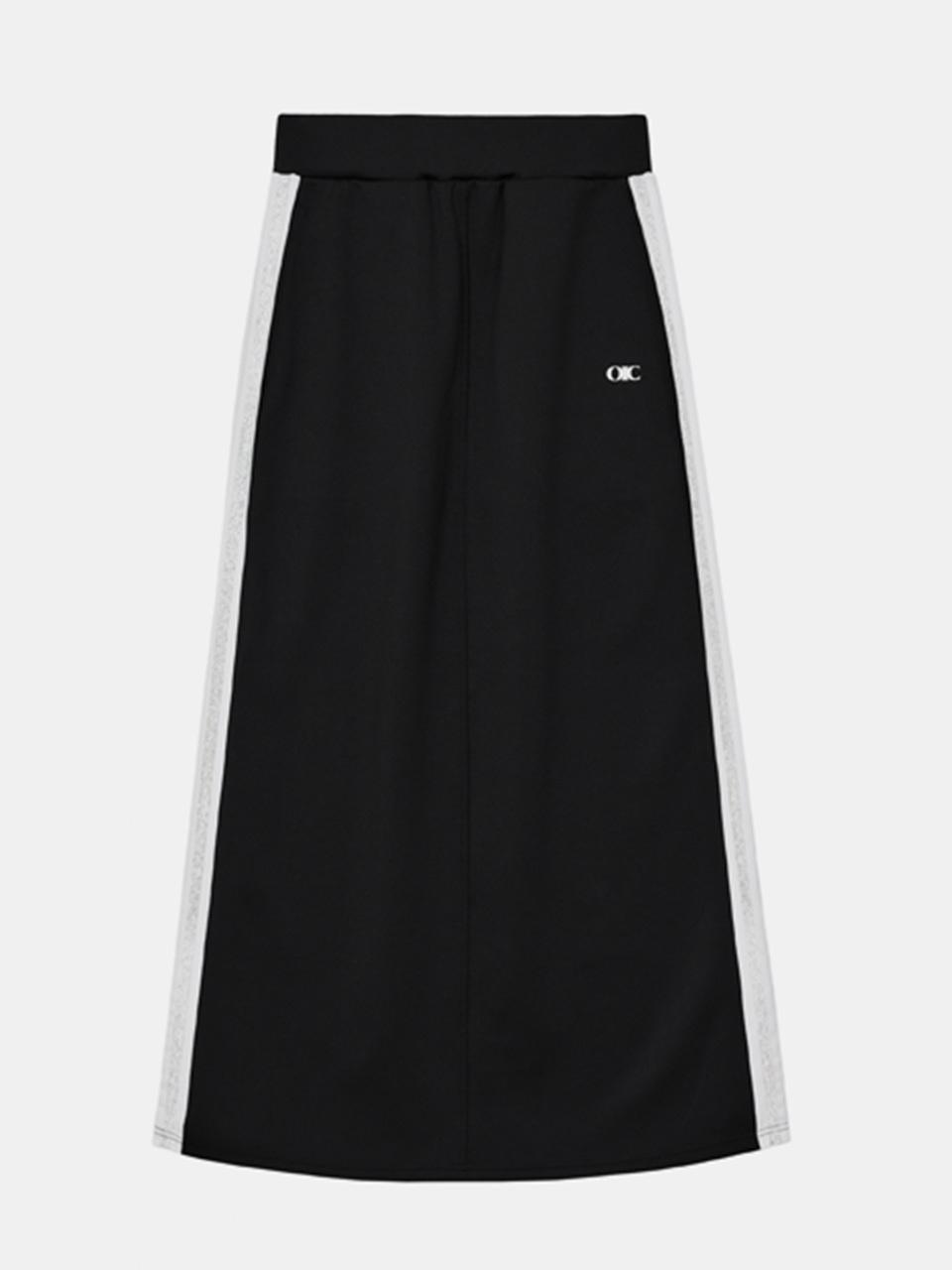 OIOI COLLECTION New Normal Jersey Skirt [BLACK]