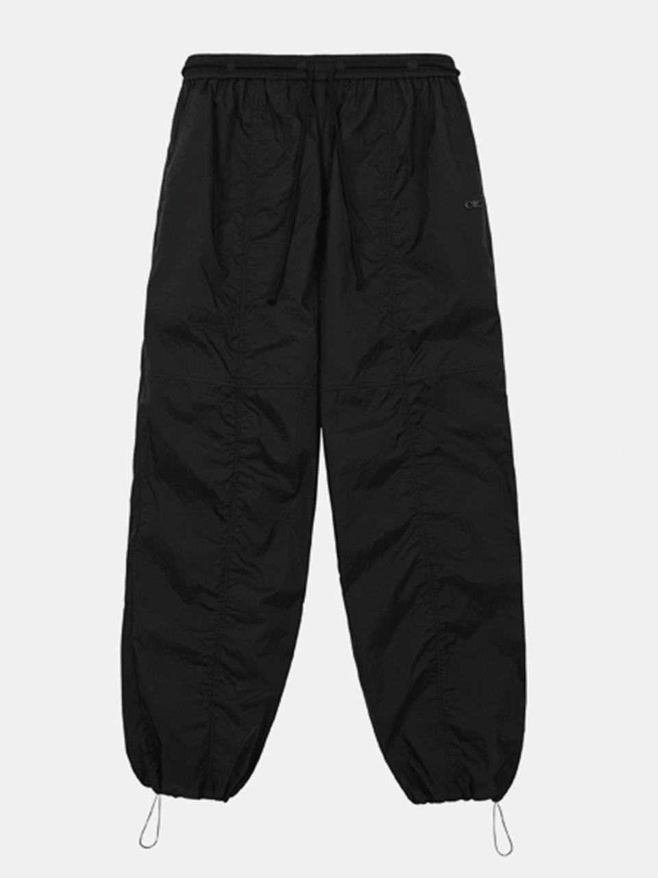 OIOI COLLECTION New Normal Shirring Sweatpants [Black]
