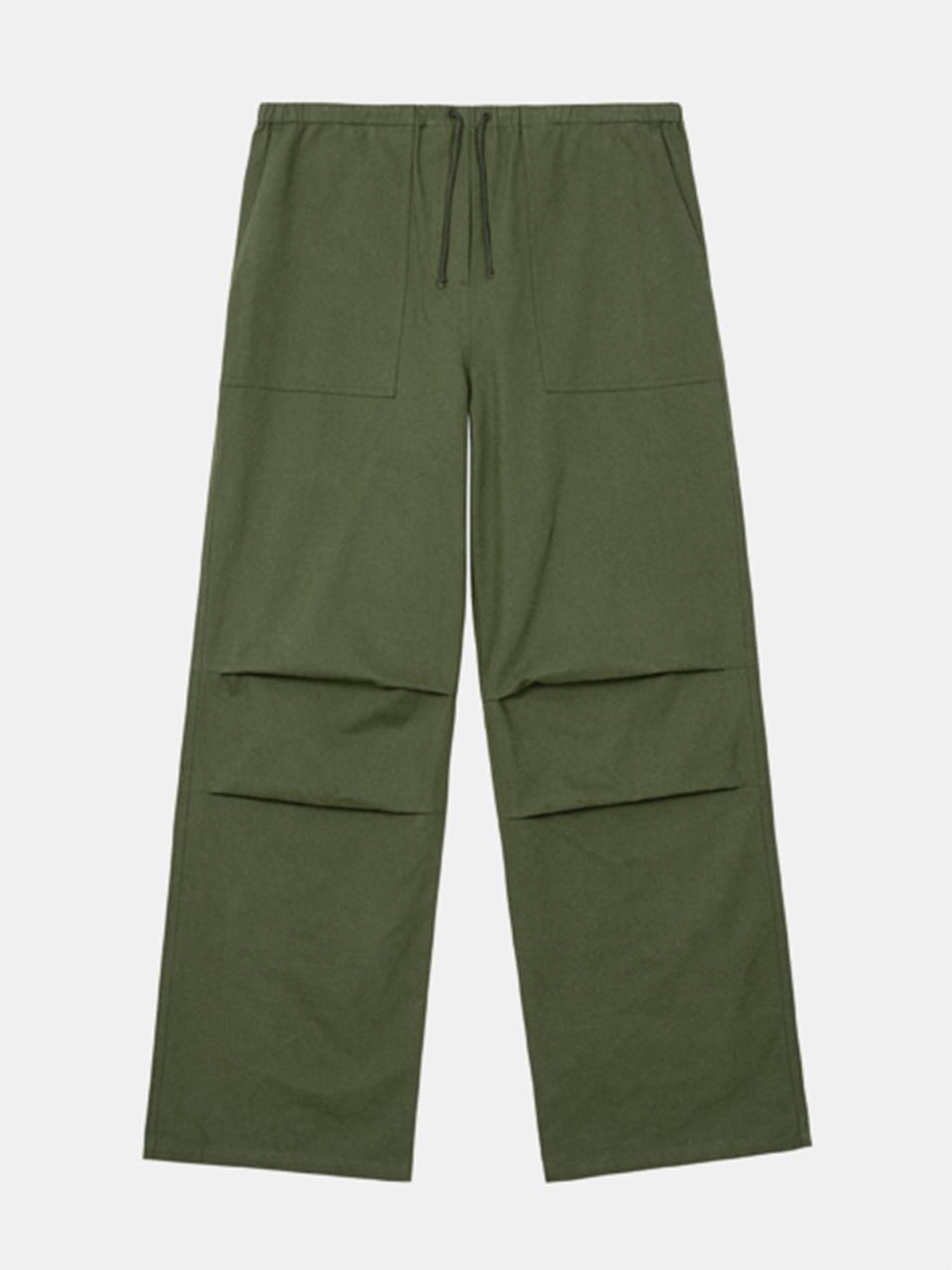 OIOI COLLECTION Revintage Wide Pants [KHAKI]