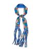 OLAH OLAH Frida With Love Silk Skinny Fringe Scarf - 1