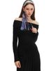 OLAH OLAH Frida With Love Silk Skinny Fringe Scarf - 3