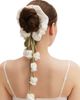 OLAH OLAH Lily of the Valley Silk Hair Tie Scrunchie - 2