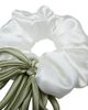 OLAH OLAH Lily of the Valley Silk Hair Tie Scrunchie - 5