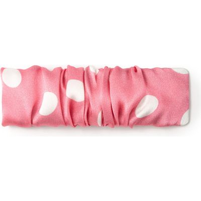 OLAH OLAH Polka Dot Silk Hair Barrette Clip