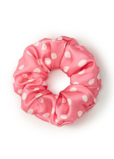 OLAH OLAH Polka Dot Silk Scrunchie