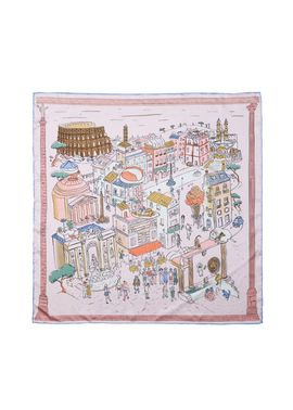 OLAH OLAH Rome Silk Square Scarf 26
