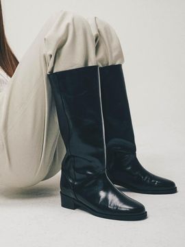 OLD HANDS CARVED Sally Boots_Black