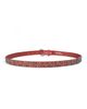 OLD TREND OLD TREND Amazonite Genuine Leather Studded Stitched Detail Belt - 5