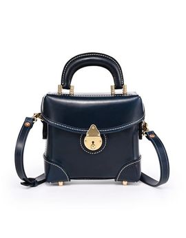 OLD TREND OLD TREND Azalea Genuine Leather Vintage Box Crossbody